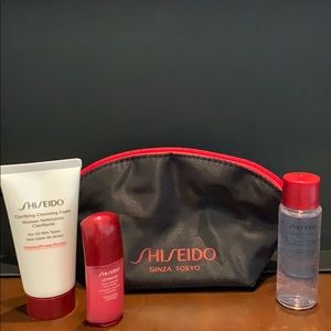 New Shiseido skincare cleansing toner eye cream